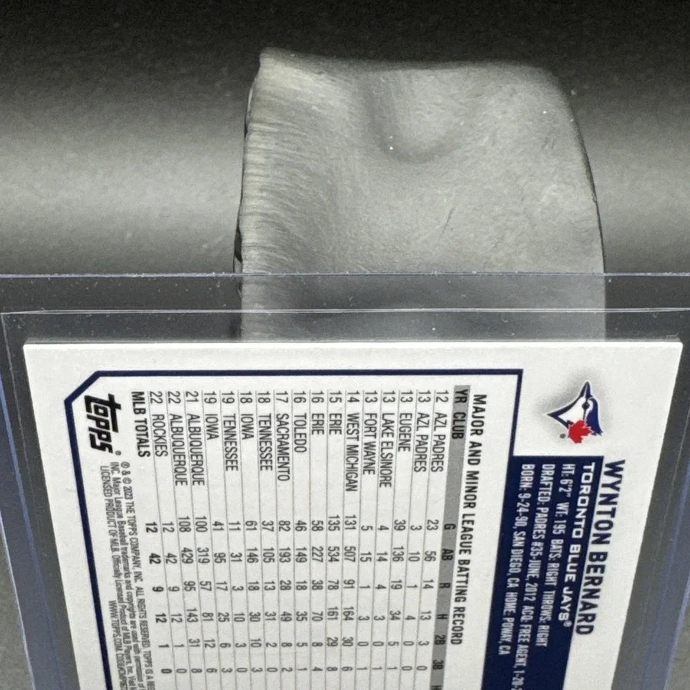 2023 Topps Update Wynton Bernard Blue Foil RC #US293 Serial Numbered 489/999